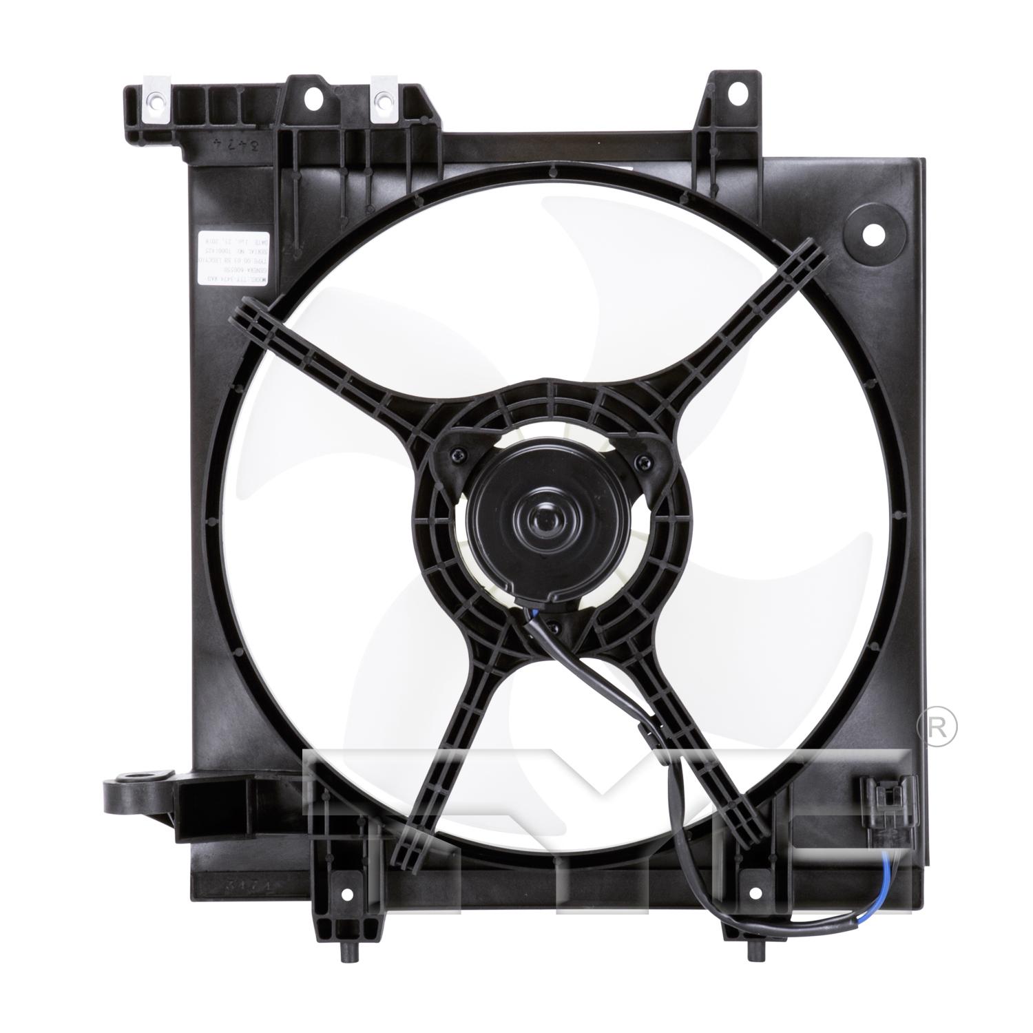 TYC 600550 - Engine Cooling Fan Assembly TYC 600550 Engine Cooling Fan Assembly product image 2 of 4