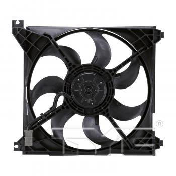 2006 Hyundai Santa Fe Engine Cooling Fan Assembly Left TYC 600610 image 2 of 3
