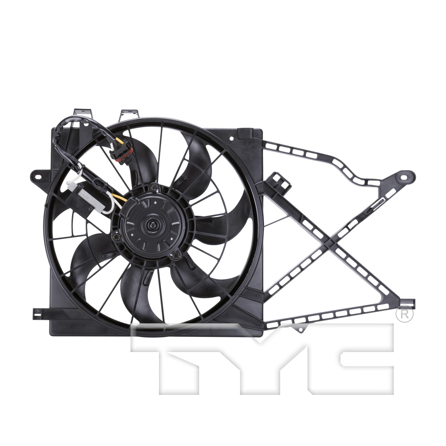TYC 600640 - Engine Cooling Fan Assembly TYC 600640 Engine Cooling Fan Assembly product image 2 of 3