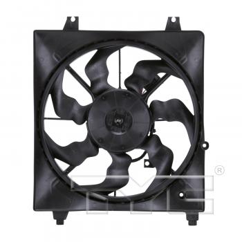 2007 Hyundai Santa Fe Engine Cooling Fan Assembly Left TYC 601000 image 1 of 4