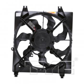 2007 Hyundai Santa Fe Engine Cooling Fan Assembly Left TYC 601000 image 2 of 4