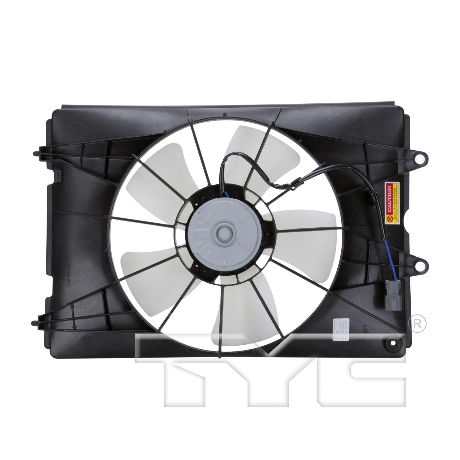 TYC 601060 - Engine Cooling Fan Assembly TYC 601060 Engine Cooling Fan Assembly product image 2 of 4