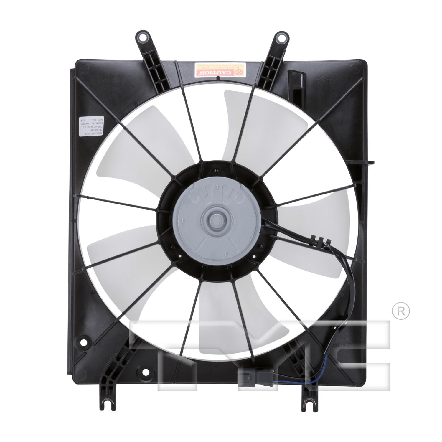 TYC 601150 - Engine Cooling Fan Assembly TYC 601150 Engine Cooling Fan Assembly product image 2 of 4