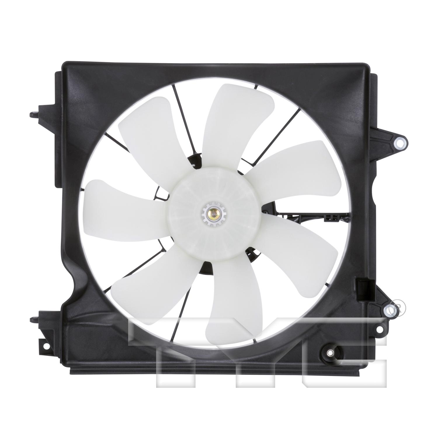 TYC 601410 - Engine Cooling Fan Assembly TYC 601410 Dual Radiator and Condenser Fan Assembly product image 1 of 3