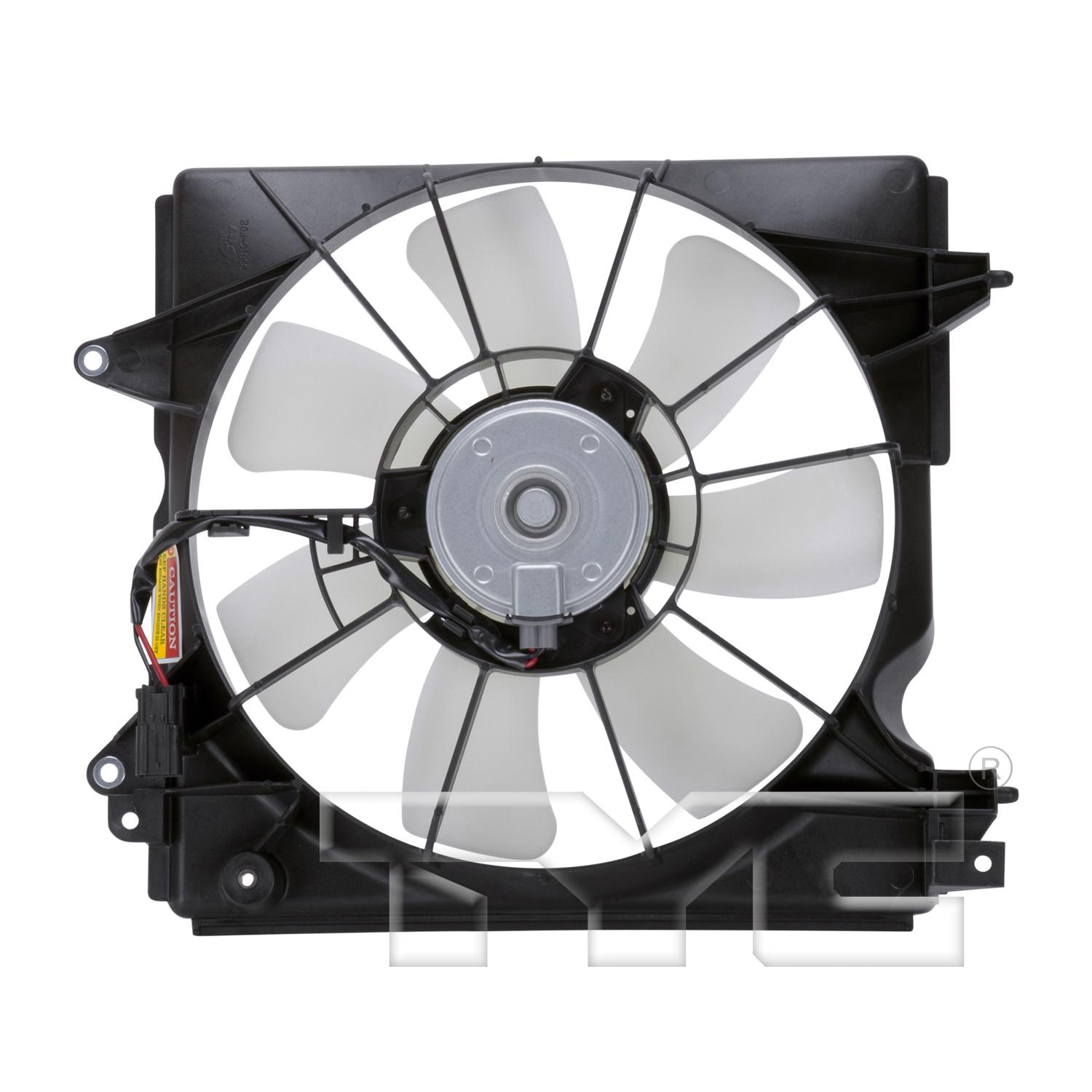 TYC 601410 - Engine Cooling Fan Assembly TYC 601410 Dual Radiator and Condenser Fan Assembly product image 2 of 3