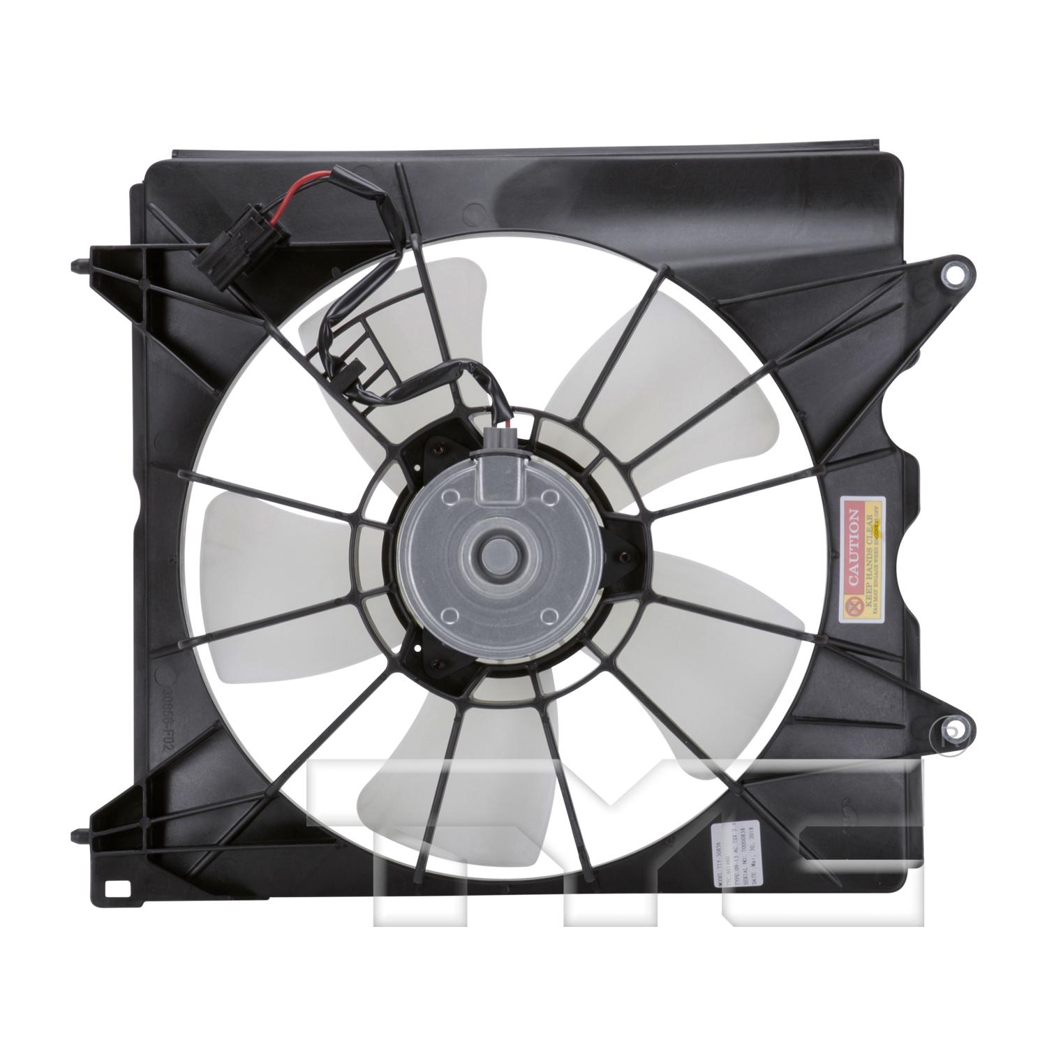 TYC 601460 - Engine Cooling Fan Assembly TYC 601460 Engine Cooling Fan product image 2 of 4