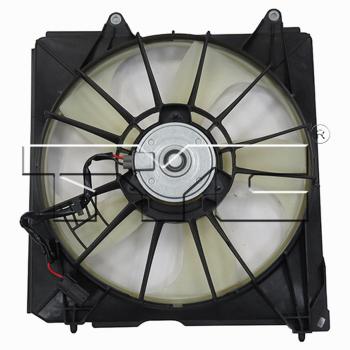 2015 Acura TLX Engine Cooling Fan Assembly Left TYC 601500 image 2 of 4