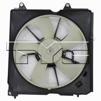 2015 Acura TLX Engine Cooling Fan Assembly Left TYC 601500 image 4 of 4