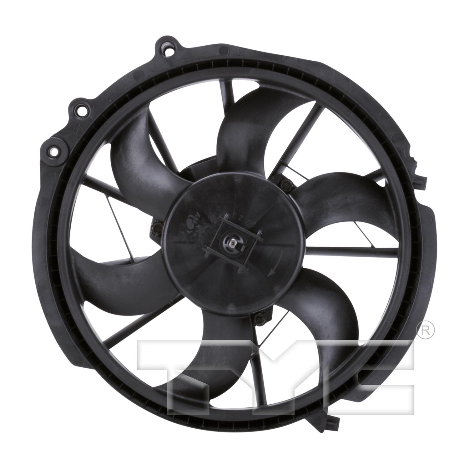 TYC 610310 A/C Condenser Fan Assembly product image 1 of 4