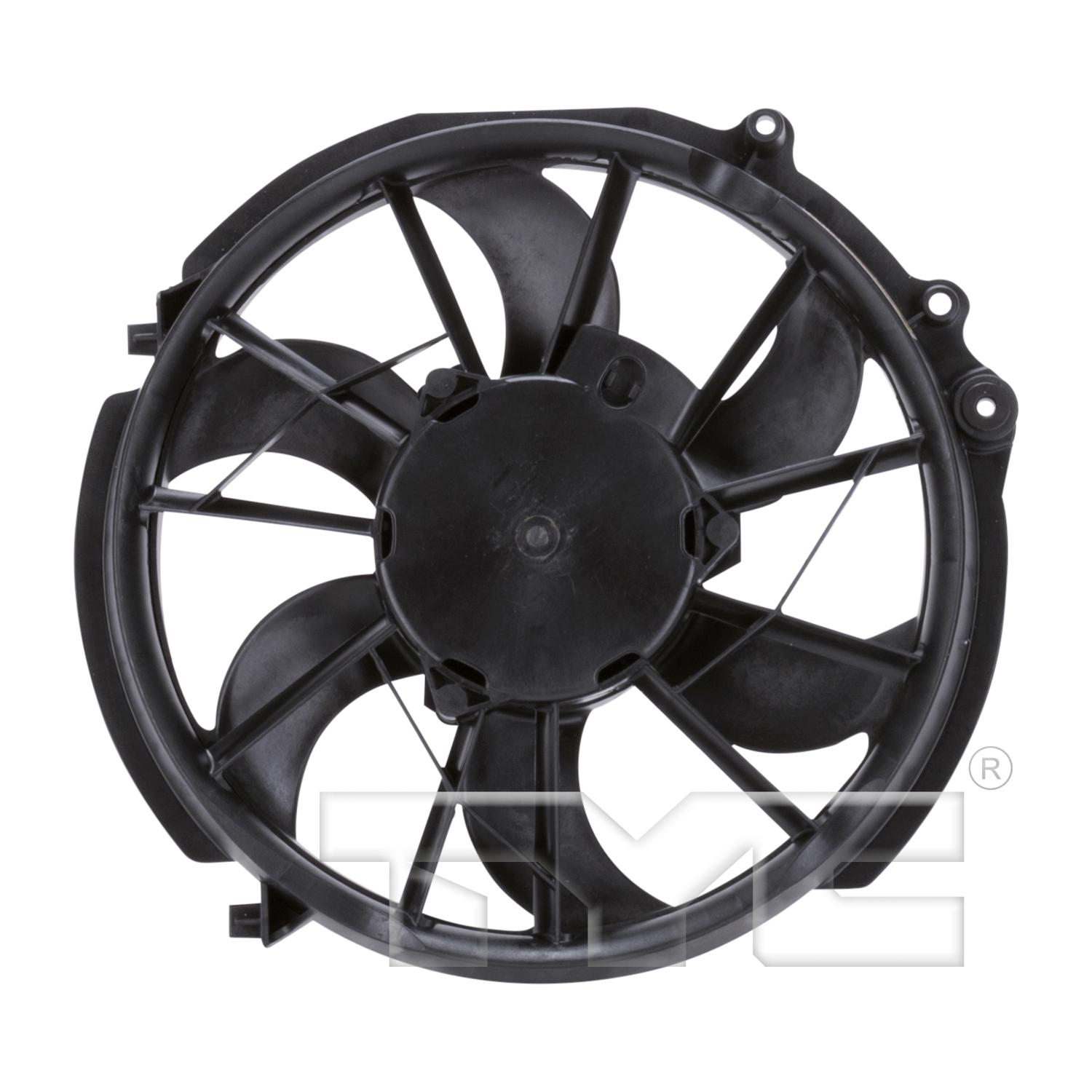 TYC 610310 A/C Condenser Fan Assembly product image 2 of 4