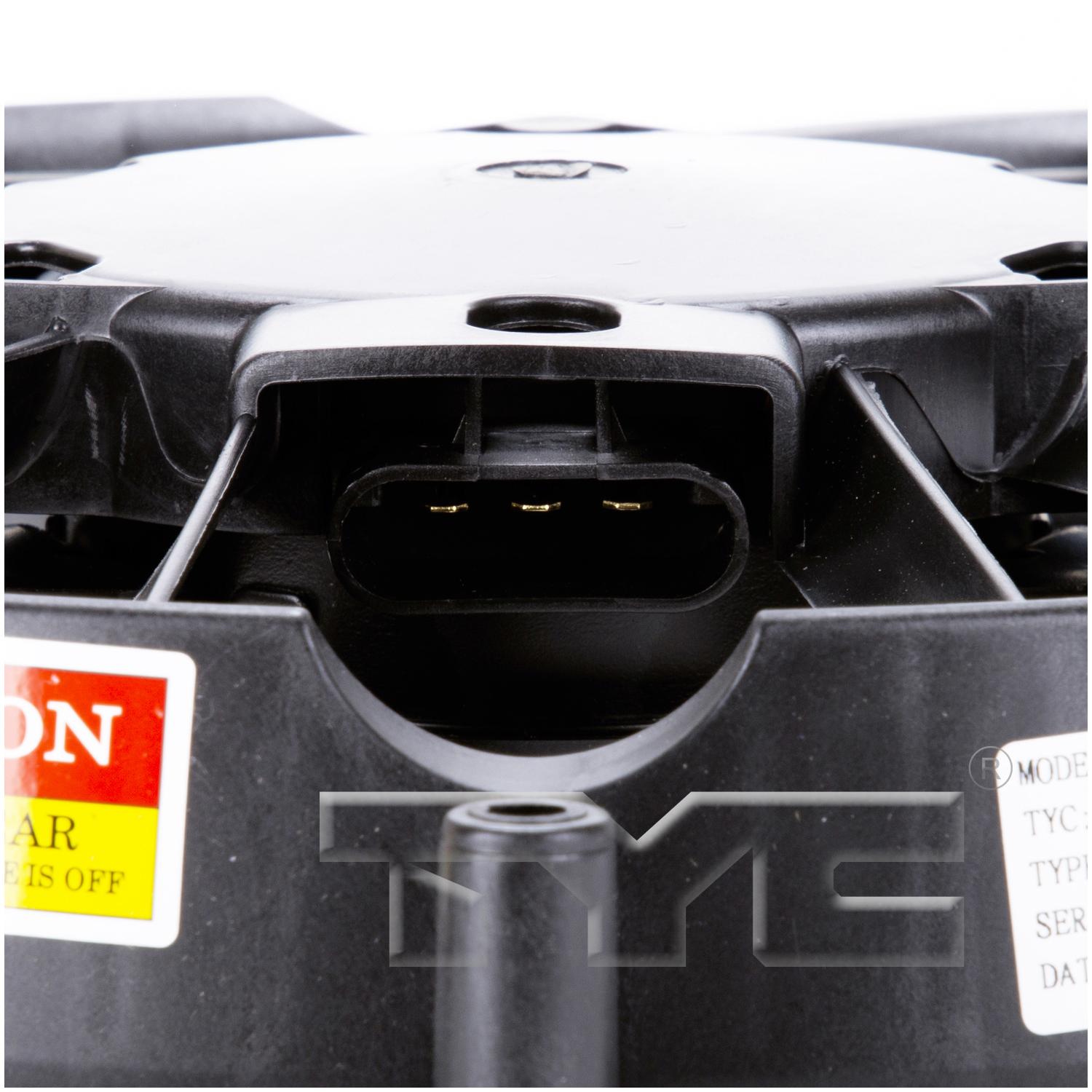 TYC 610310 A/C Condenser Fan Assembly product image 4 of 4