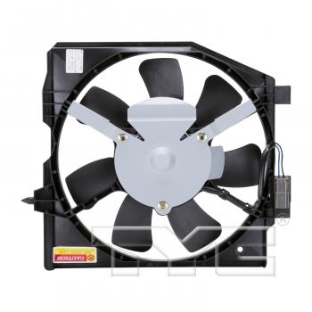 2003 Mazda Protege5 A/C Condenser Fan Assembly Right TYC 610500 image 2 of 3