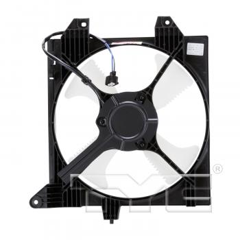2002 Mitsubishi Lancer A/C Condenser Fan Assembly Right TYC 610510 image 2 of 4