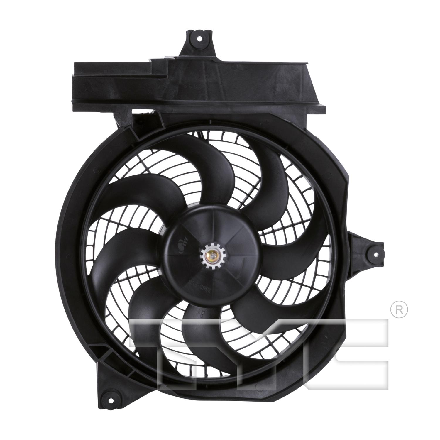 TYC 610610 A/C Condenser Fan Assembly product image 1 of 3