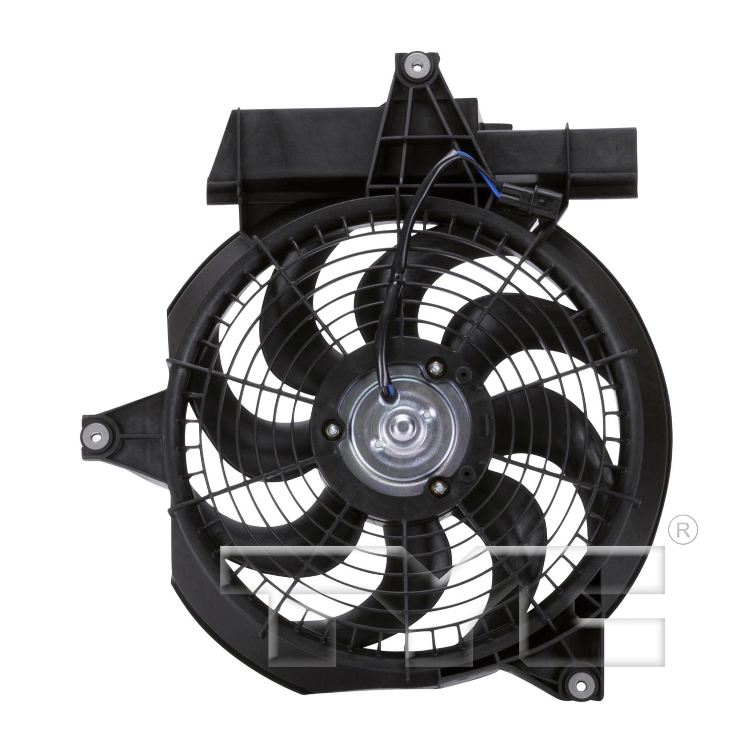 TYC 610610 A/C Condenser Fan Assembly product image 2 of 3