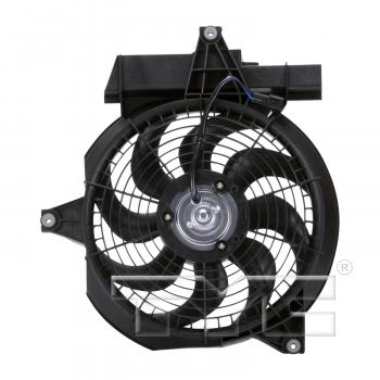 2006 Hyundai Santa Fe A/C Condenser Fan Assembly Right TYC 610610 image 2 of 3