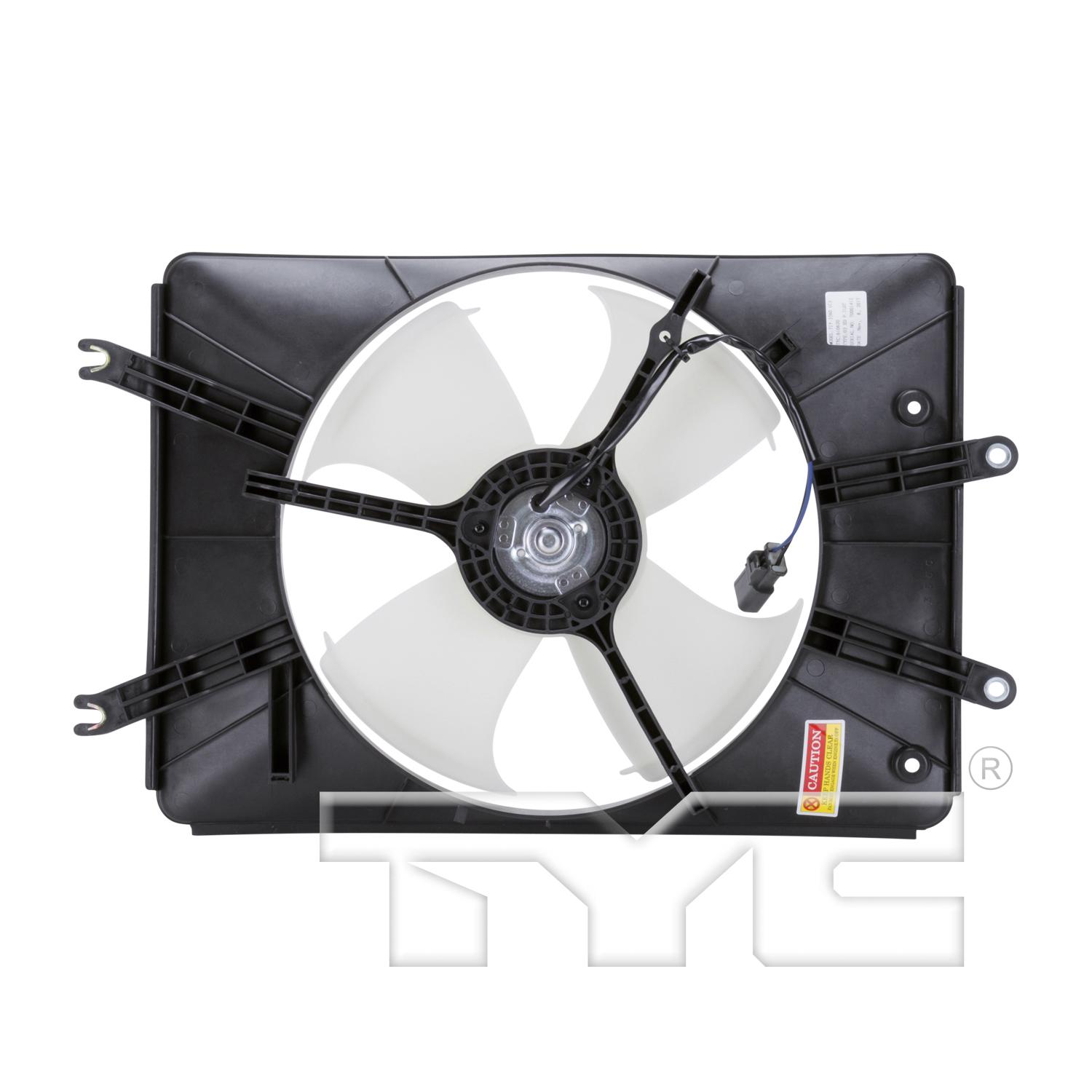 TYC 610620 - A/C Condenser Fan Assembly TYC 610620 A/C Condenser Fan Assembly product image 2 of 4