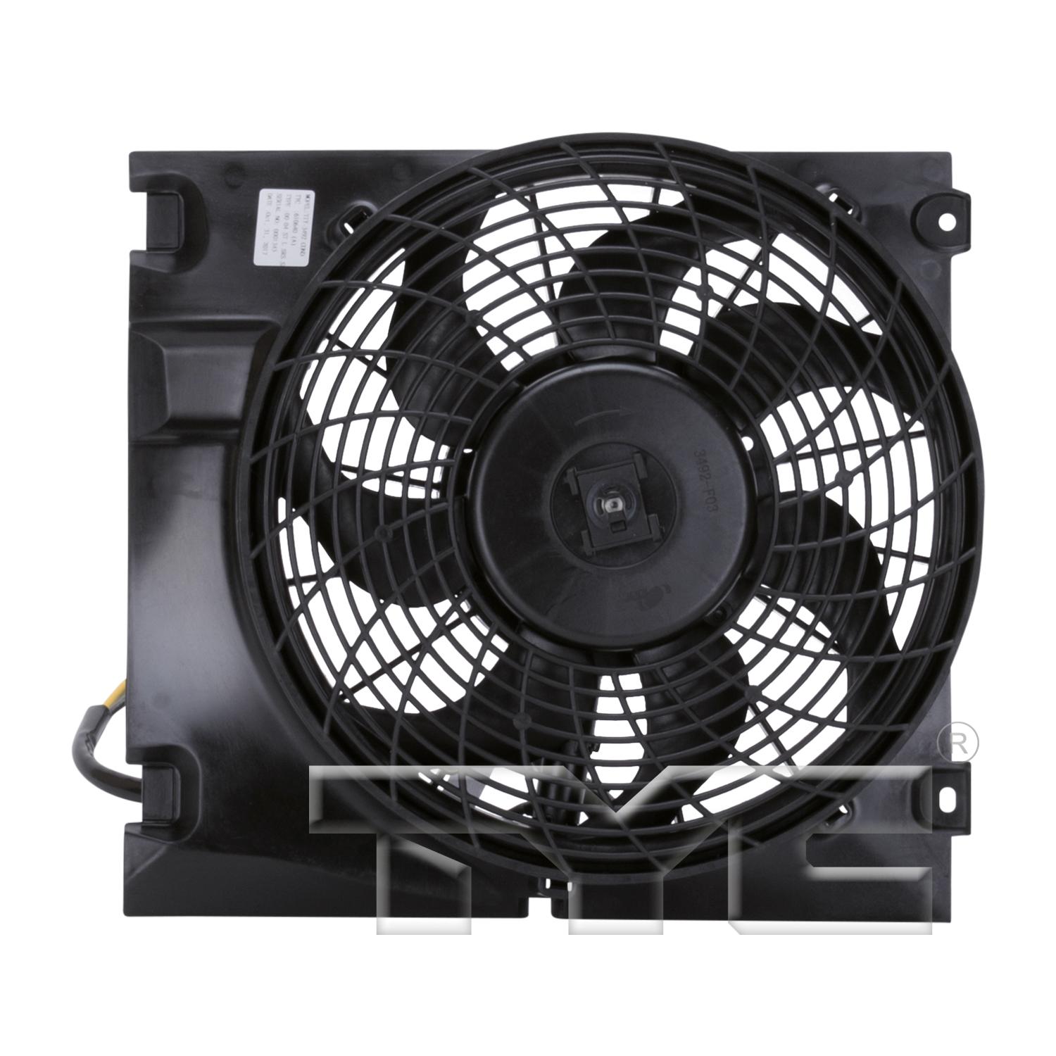 TYC 610640 A/C Condenser Fan Assembly product image 1 of 3