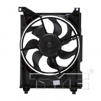 2005 Hyundai Sonata A/C Condenser Fan Assembly Right TYC 610700 image 2 of 4