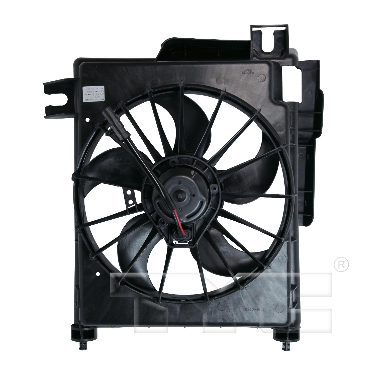 TYC 610730 - A/C Condenser Fan Assembly TYC 610730 A/C Condenser Fan Assembly product image 2 of 3