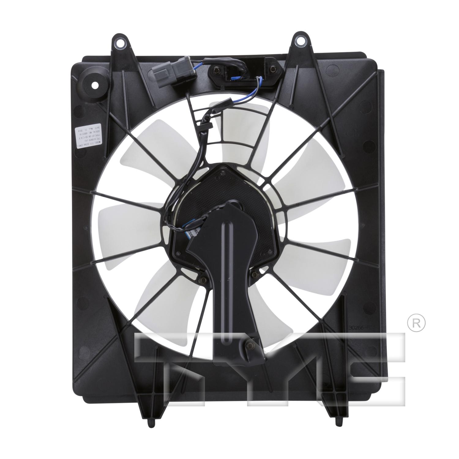TYC 610820 - A/C Condenser Fan Assembly TYC 610820 A/C Condenser Fan Assembly product image 2 of 4