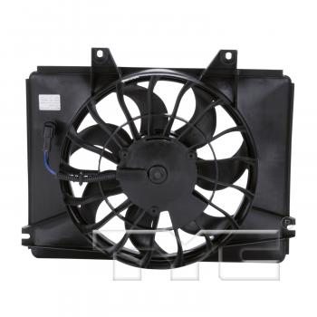 2005 Kia Sedona A/C Condenser Fan Assembly Right TYC 610840 image 2 of 3