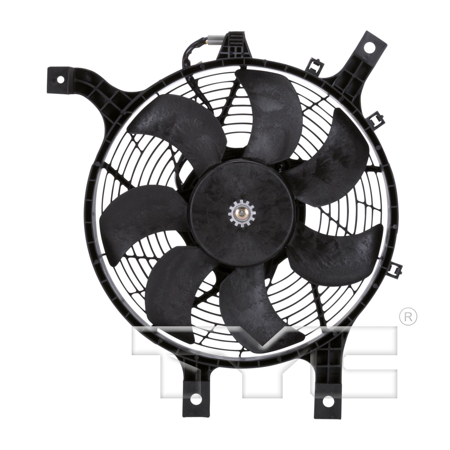 TYC 610860 A/C Condenser Fan Assembly product image 1 of 4