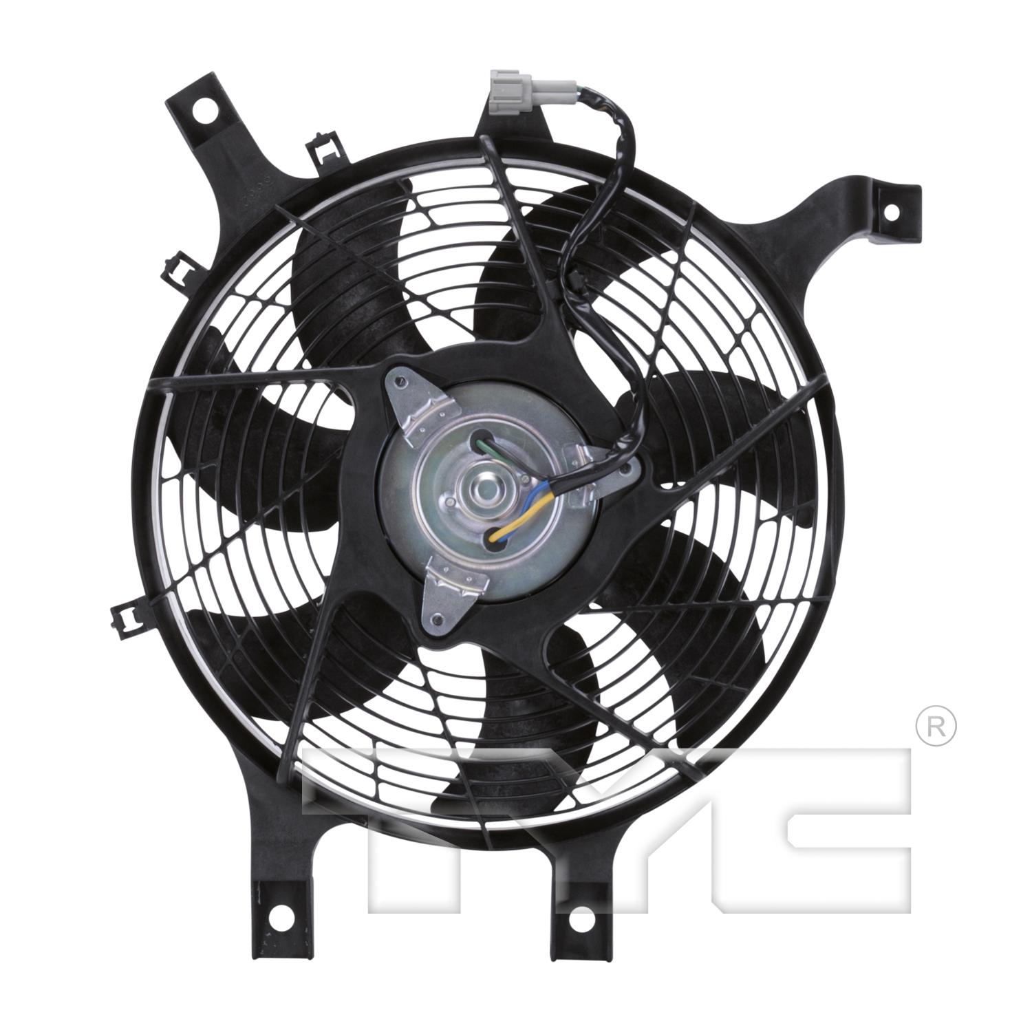 TYC 610860 A/C Condenser Fan Assembly product image 2 of 4