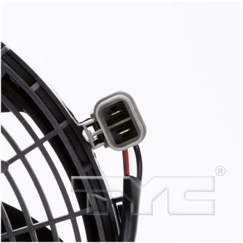 2004 Nissan Pathfinder Armada A/C Condenser Fan Assembly Right TYC 610880 image 3 of 3