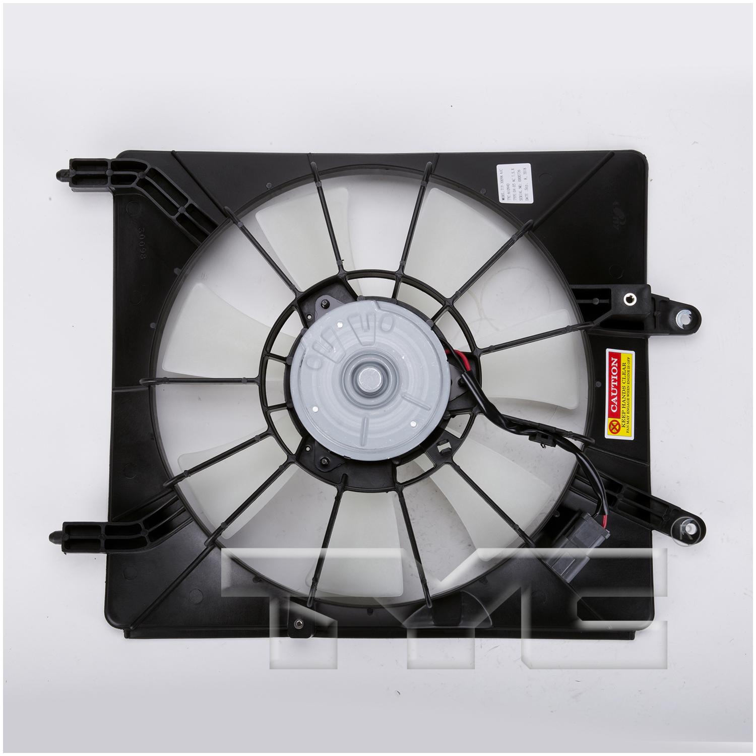 TYC 610940 - A/C Condenser Fan Assembly TYC 610940 A/C Condenser Fan Assembly product image 2 of 3