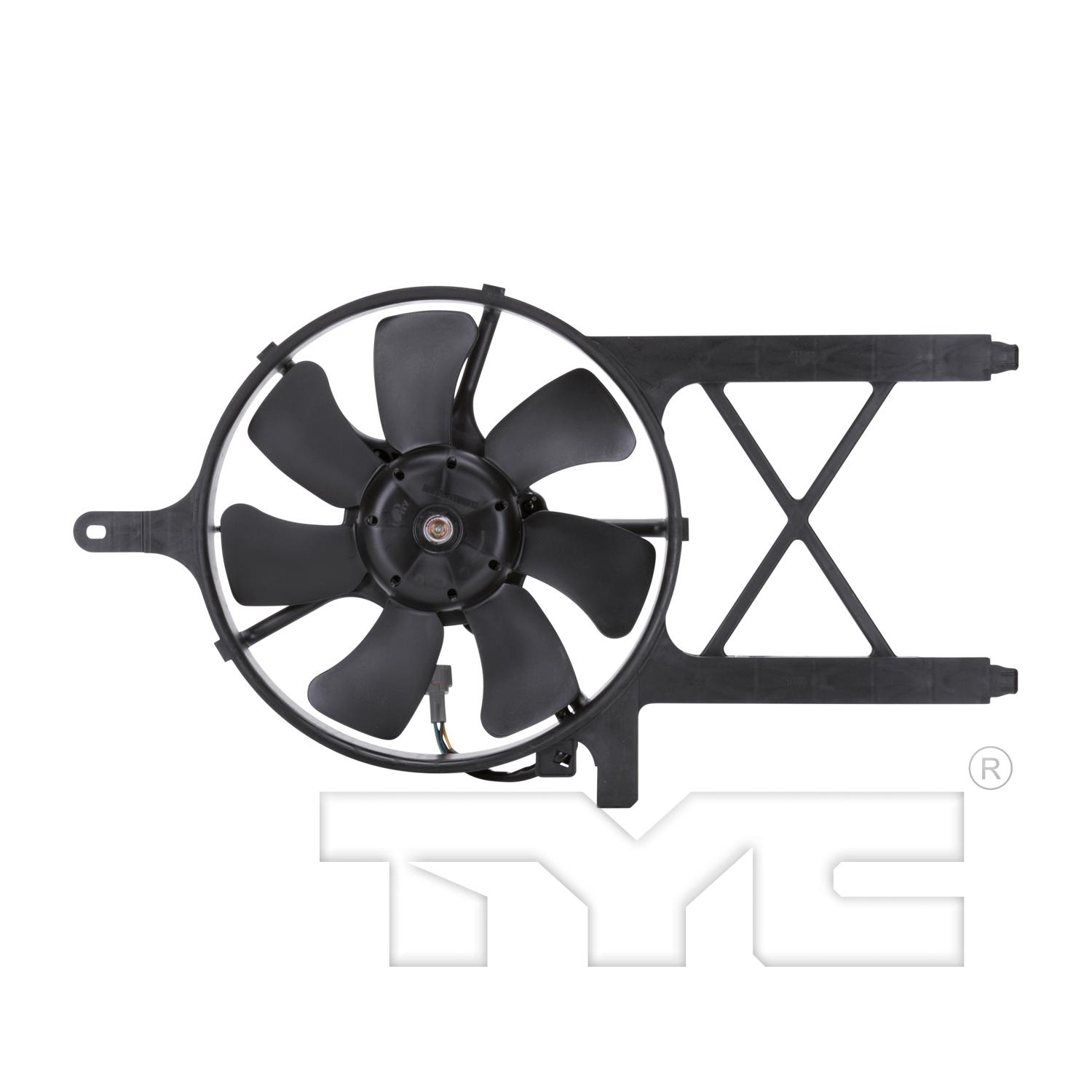 TYC 610960 A/C Condenser Fan Assembly product image 1 of 3