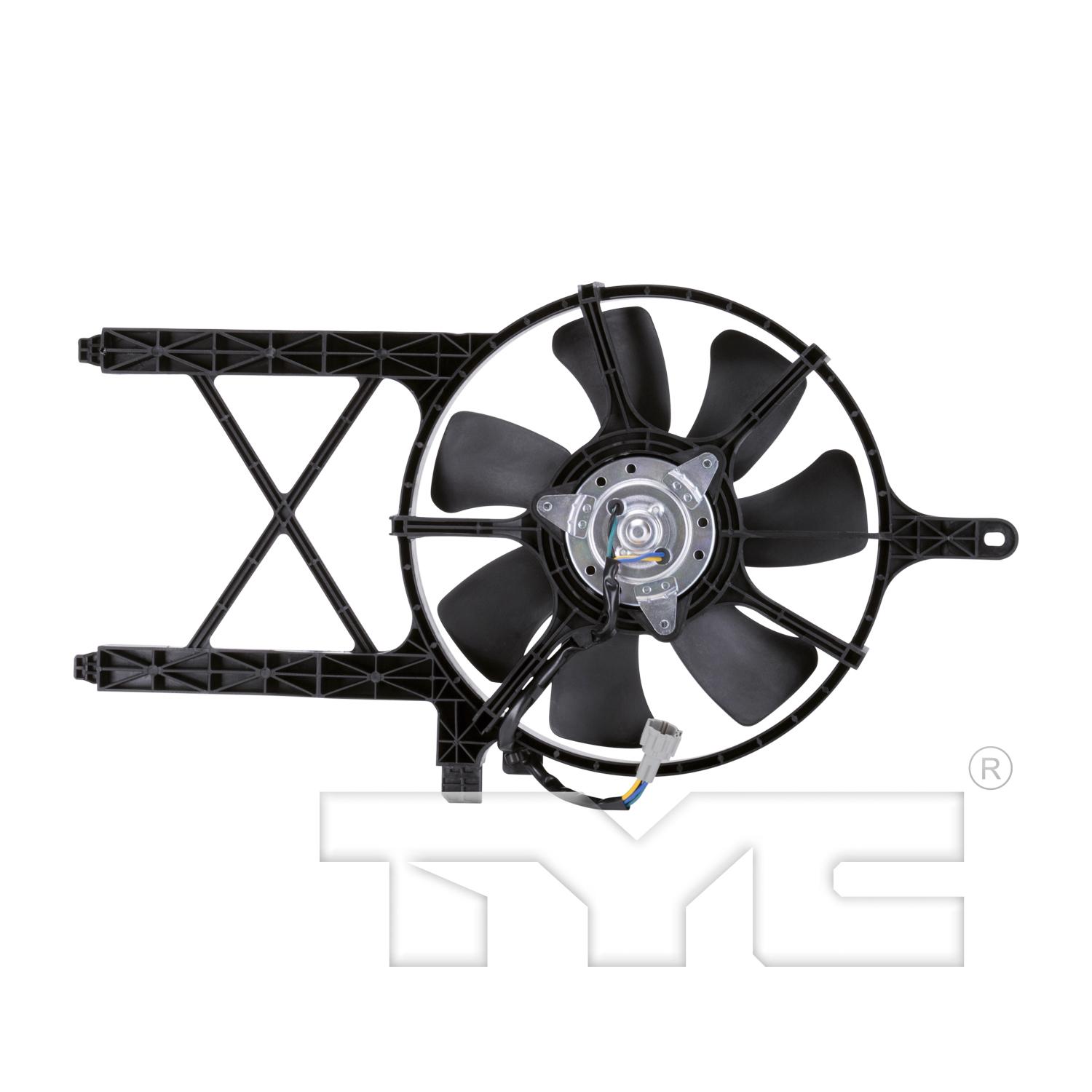 TYC 610960 A/C Condenser Fan Assembly product image 2 of 3