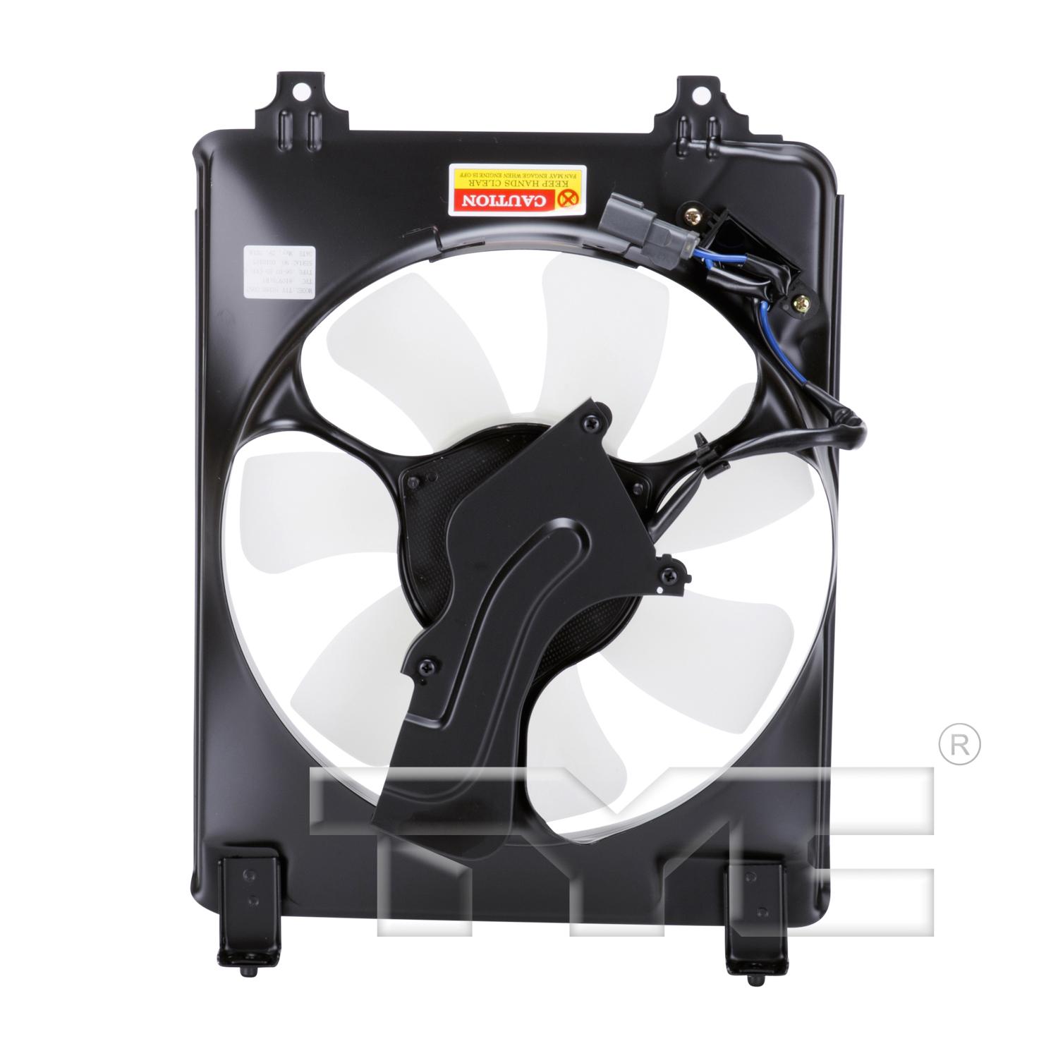 TYC 610970 - A/C Condenser Fan Assembly TYC 610970 A/C Condenser Fan Assembly product image 2 of 4