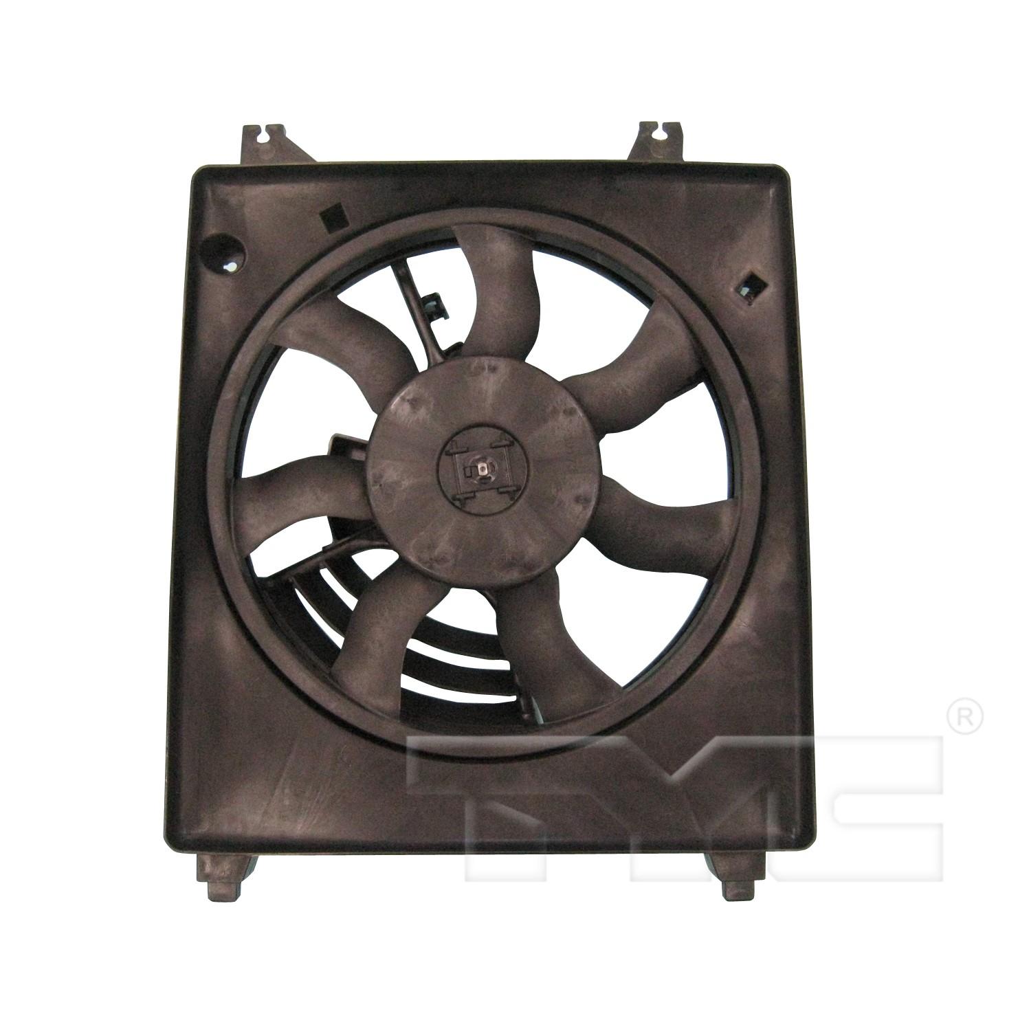 TYC 611020 A/C Condenser Fan Assembly product image 2 of 3
