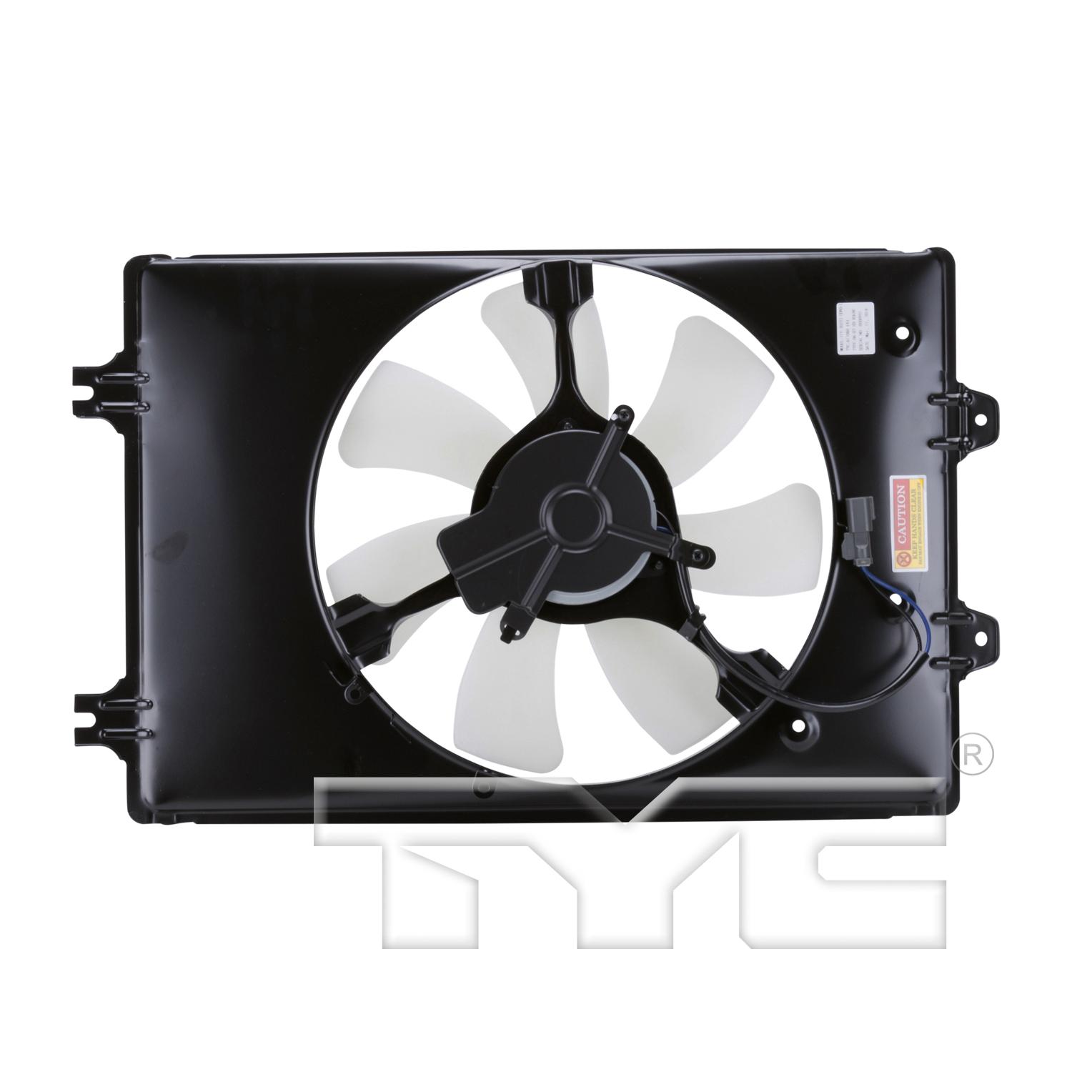 TYC 611060 - A/C Condenser Fan Assembly TYC 611060 A/C Condenser Fan Assembly product image 2 of 4