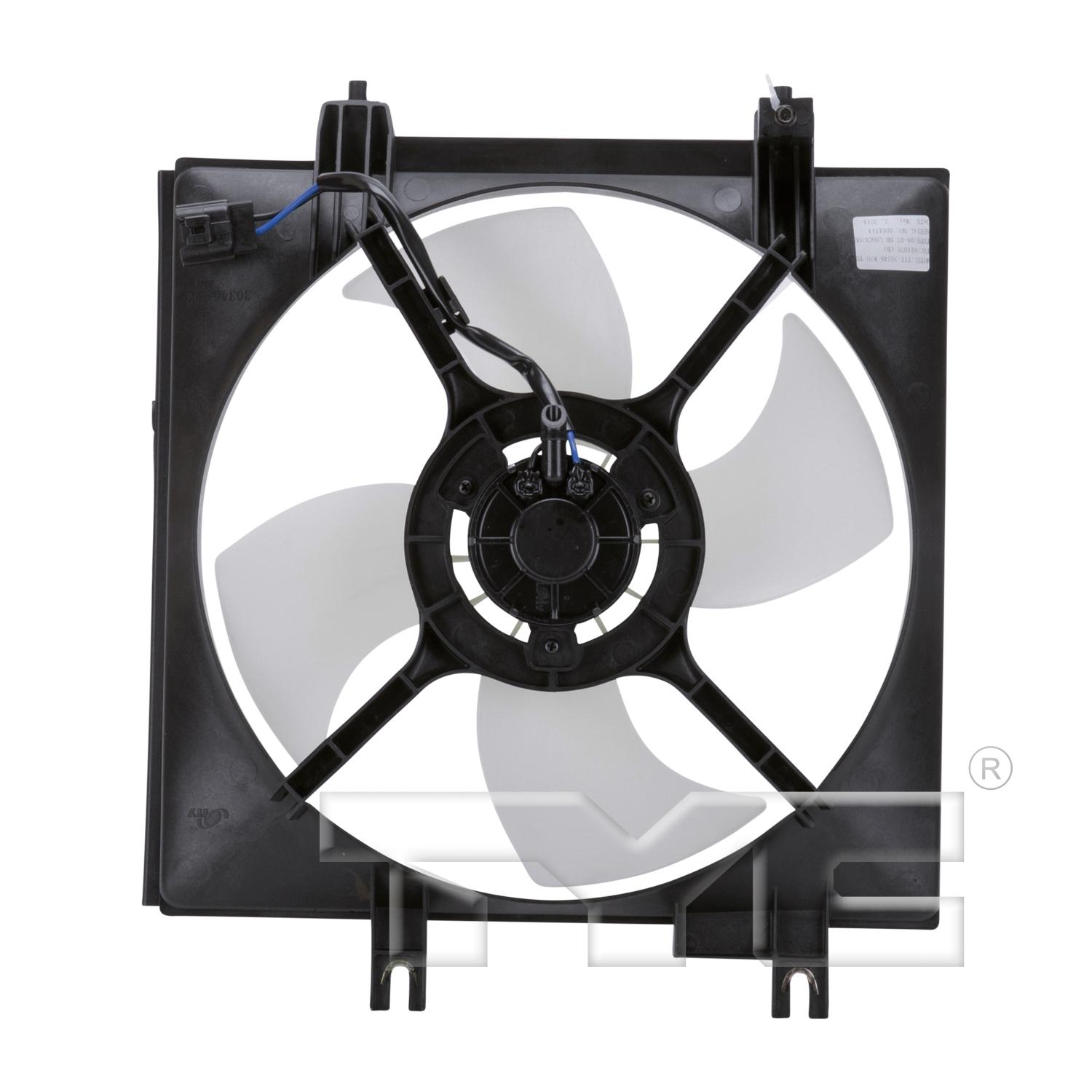 TYC 611070 - A/C Condenser Fan Assembly TYC 611070 A/C Condenser Fan Assembly product image 2 of 4