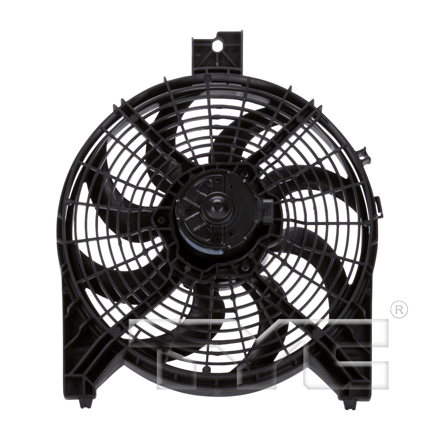 TYC 611180 A/C Condenser Fan Assembly product image 2 of 3