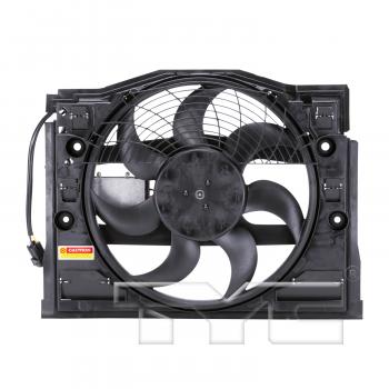 2006 BMW 325Ci A/C Condenser Fan Assembly Right TYC 611190 image 1 of 3