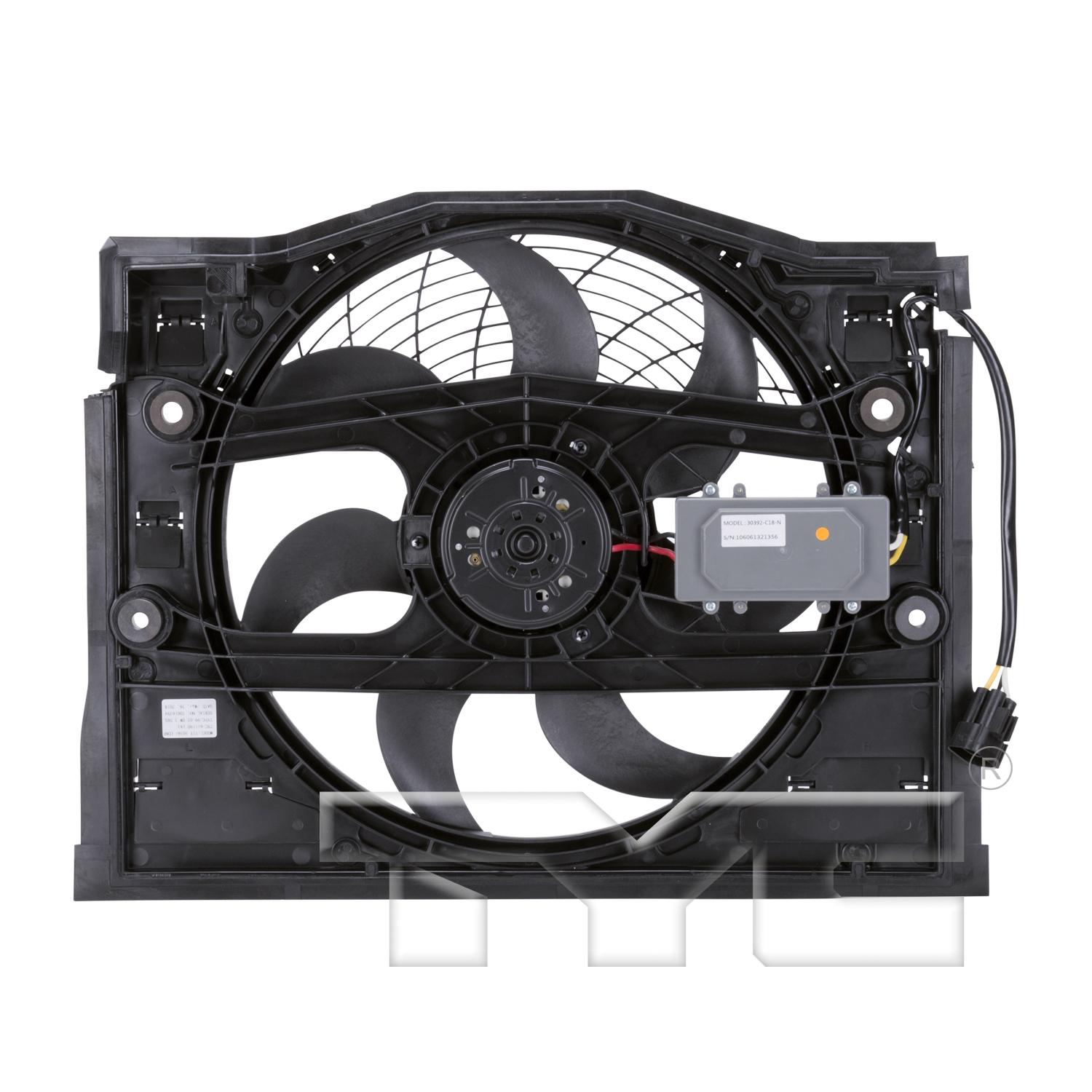 TYC 611190 - A/C Condenser Fan Assembly TYC 611190 A/C Condenser Fan Assembly product image 2 of 3