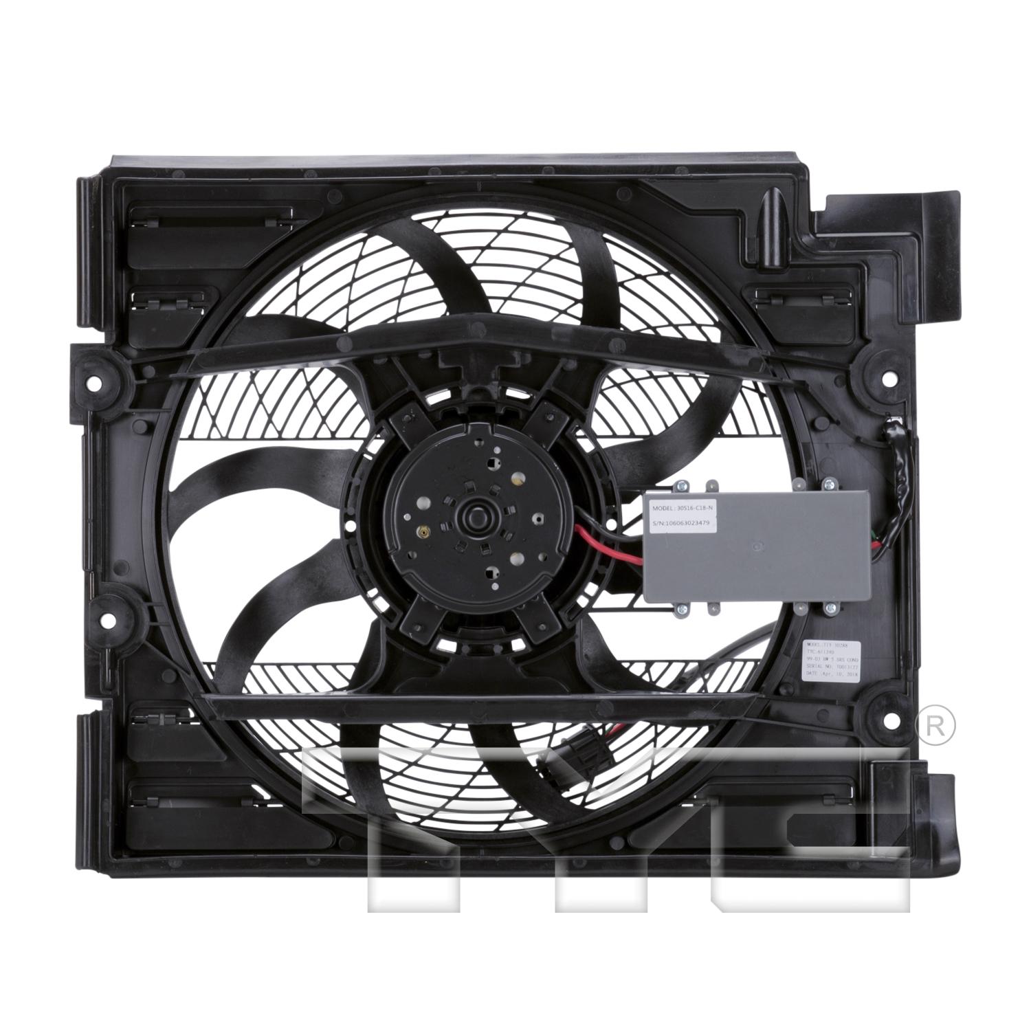 TYC 611240 - A/C Condenser Fan Assembly TYC 611240 A/C Condenser Fan Assembly product image 2 of 4