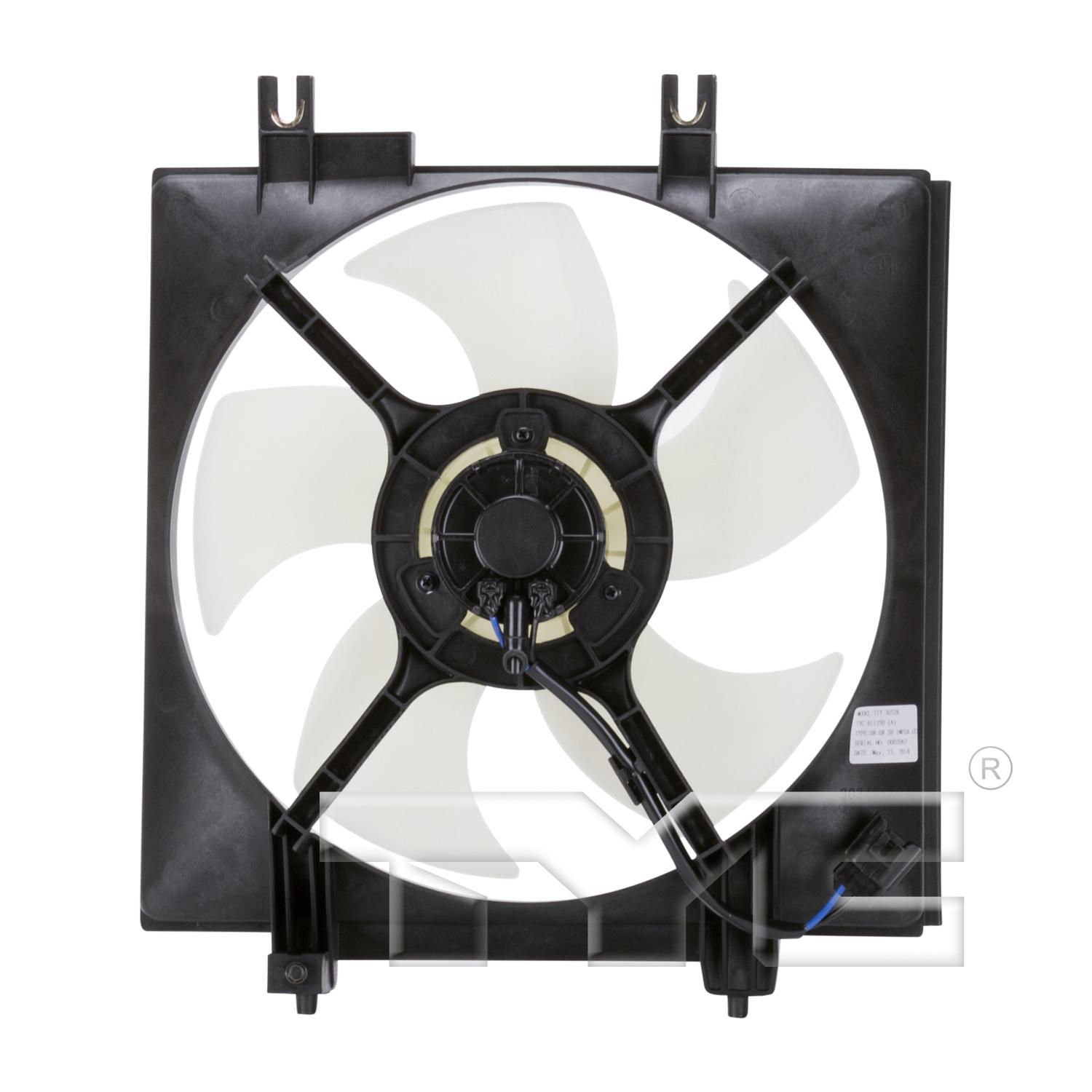 TYC 611250 - A/C Condenser Fan Assembly TYC 611250 A/C Condenser Fan Assembly product image 2 of 3