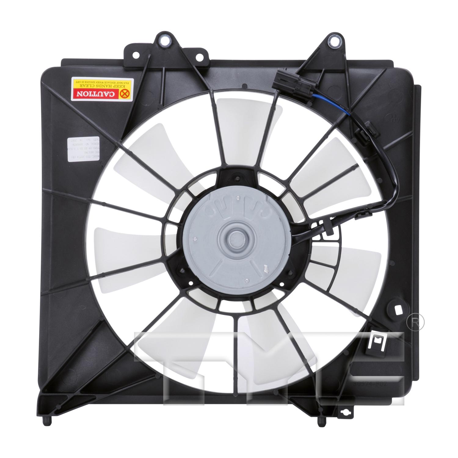 TYC 611290 - A/C Condenser Fan Assembly TYC 611290 A/C Condenser Fan Assembly product image 2 of 3