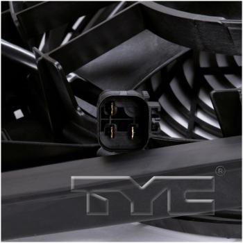 2006 BMW X5 A/C Condenser Fan Assembly Right TYC 611400 image 3 of 4