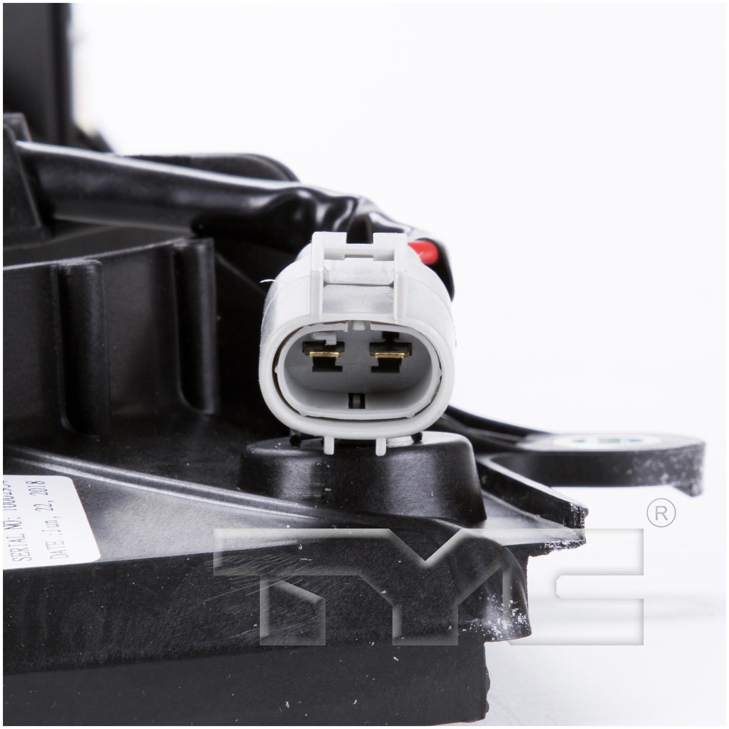 TYC 620010 Dual Radiator and Condenser Fan Assembly product image 3 of 4
