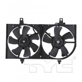 2000 Nissan Sentra Dual Radiator and Condenser Fan Assembly TYC 620020 image 1 of 4
