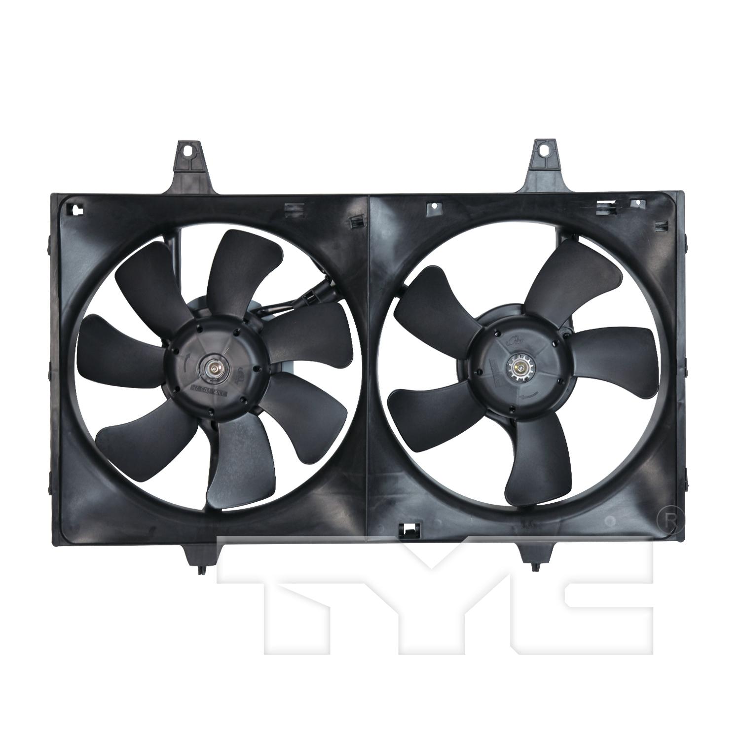 TYC 620050 - Dual Radiator and Condenser Fan Assembly TYC 620050 Dual Radiator and Condenser Fan Assembly product image 1 of 3