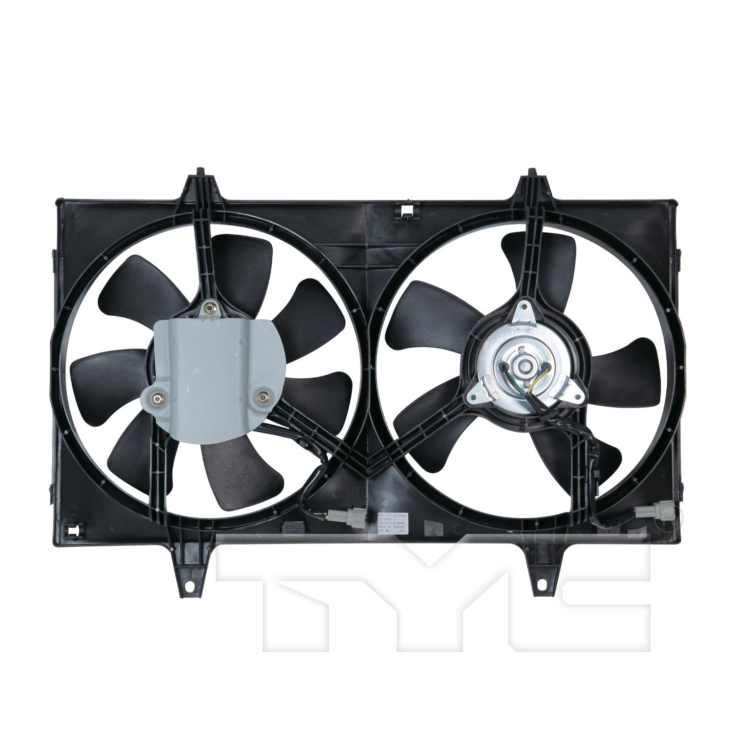 TYC 620050 - Dual Radiator and Condenser Fan Assembly TYC 620050 Dual Radiator and Condenser Fan Assembly product image 2 of 3