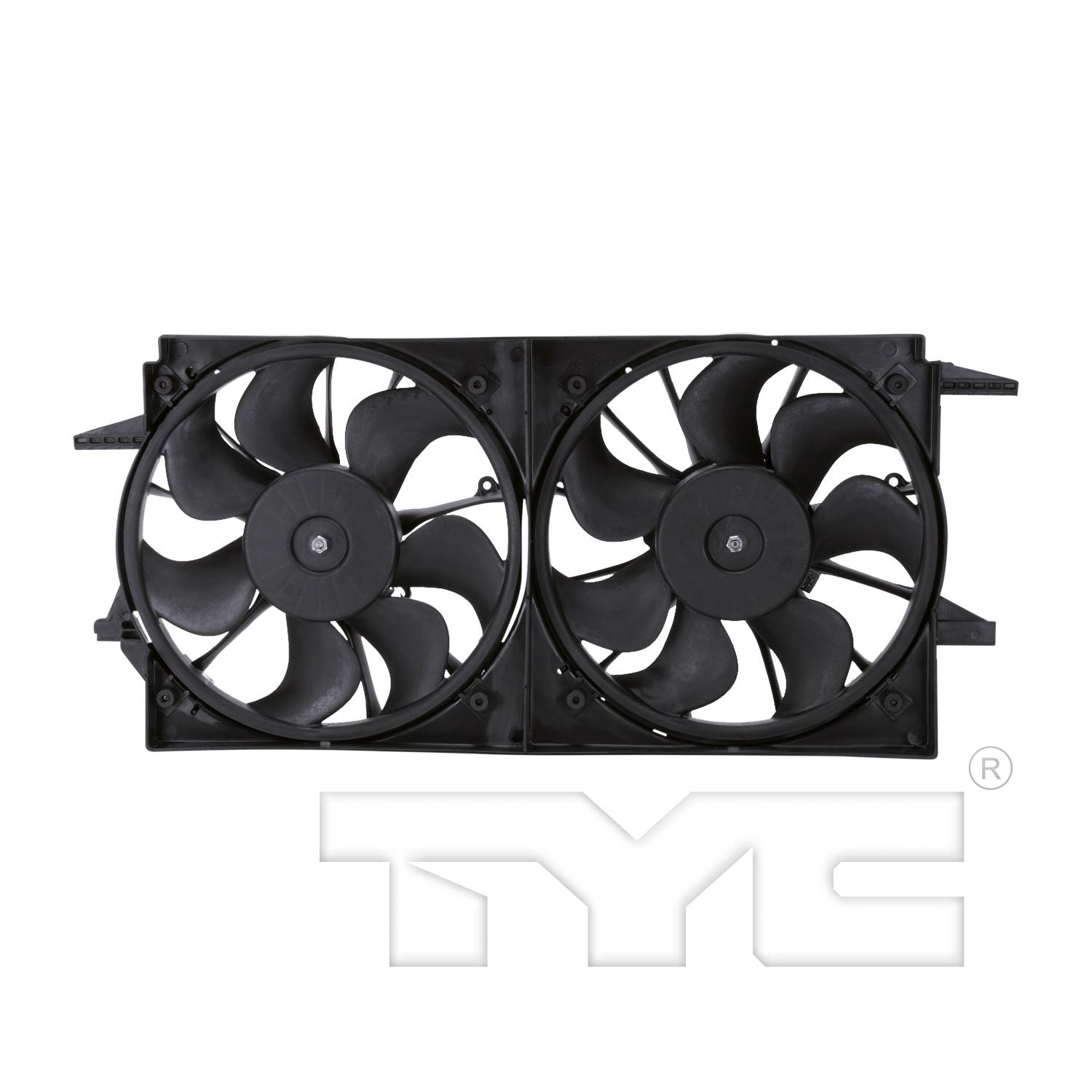 TYC 620090 - Dual Radiator and Condenser Fan Assembly TYC 620090 Dual Radiator and Condenser Fan Assembly product image 1 of 4