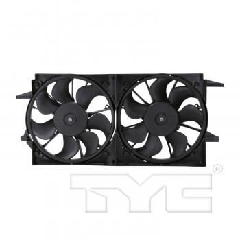 1997 Oldsmobile Cutlass Dual Radiator and Condenser Fan Assembly TYC 620090 image 1 of 4