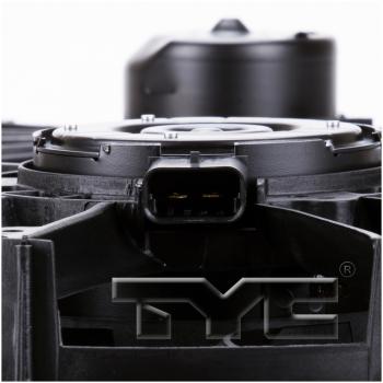 1997 Oldsmobile Cutlass Dual Radiator and Condenser Fan Assembly TYC 620090 image 3 of 4